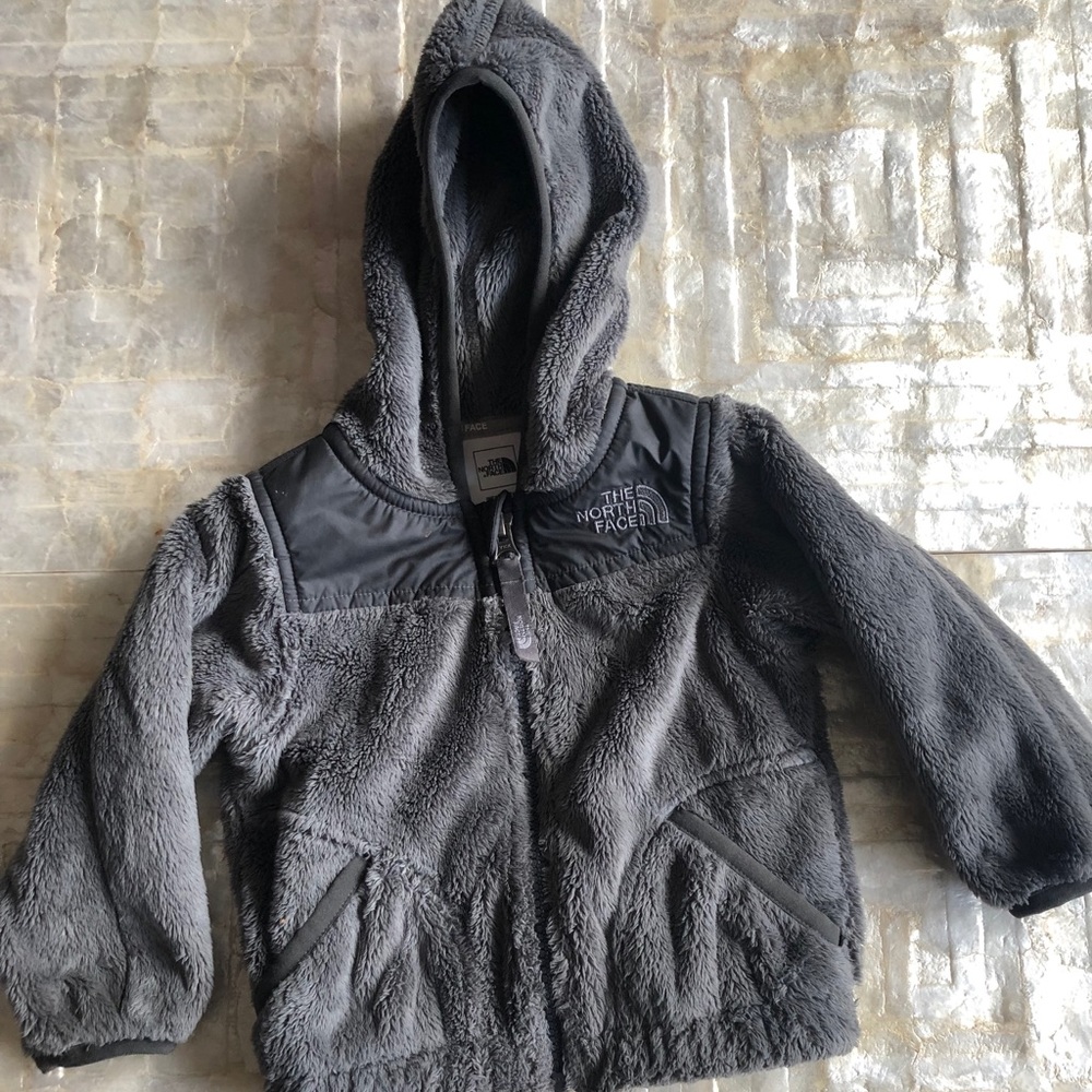 Toddler North Face fleece hoodie (6-12 mo)